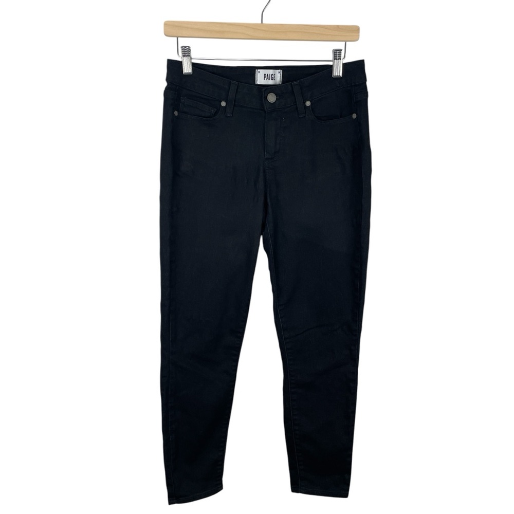 PAIGE Womens Verdugo Crop Black Jeans Size 29